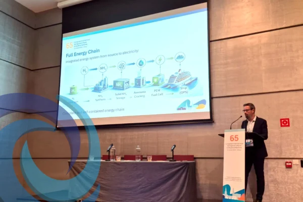 NdP-SOERMAR presenta una solución basada en amoniaco sólido para impulsar la descarbonización de puertos y astilleros