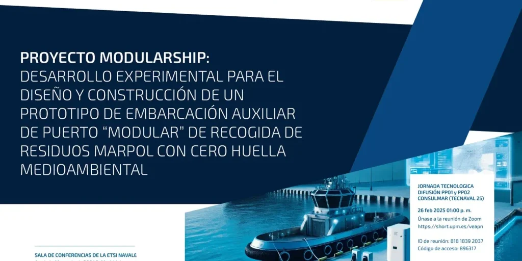La Cátedra Empresa SOERMAR - UPM organiza una jornada tecnológica sobre los proyectos MODULARSHIP