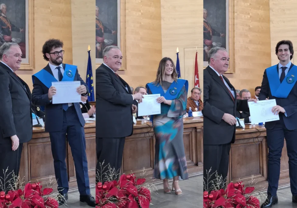 SOERMAR premia a los tres mejores alumnos de grado y máster de la ETSIN