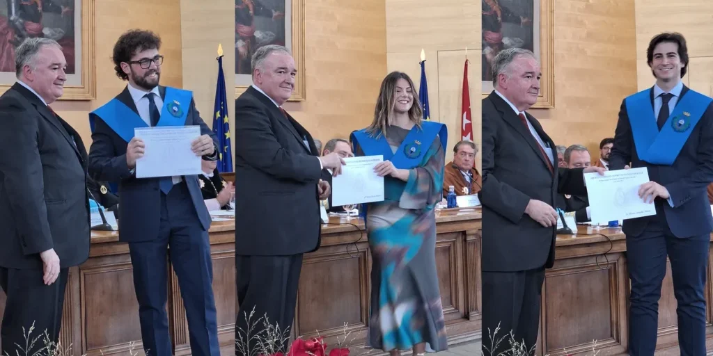 SOERMAR premia a los tres mejores alumnos de grado y máster de la ETSIN